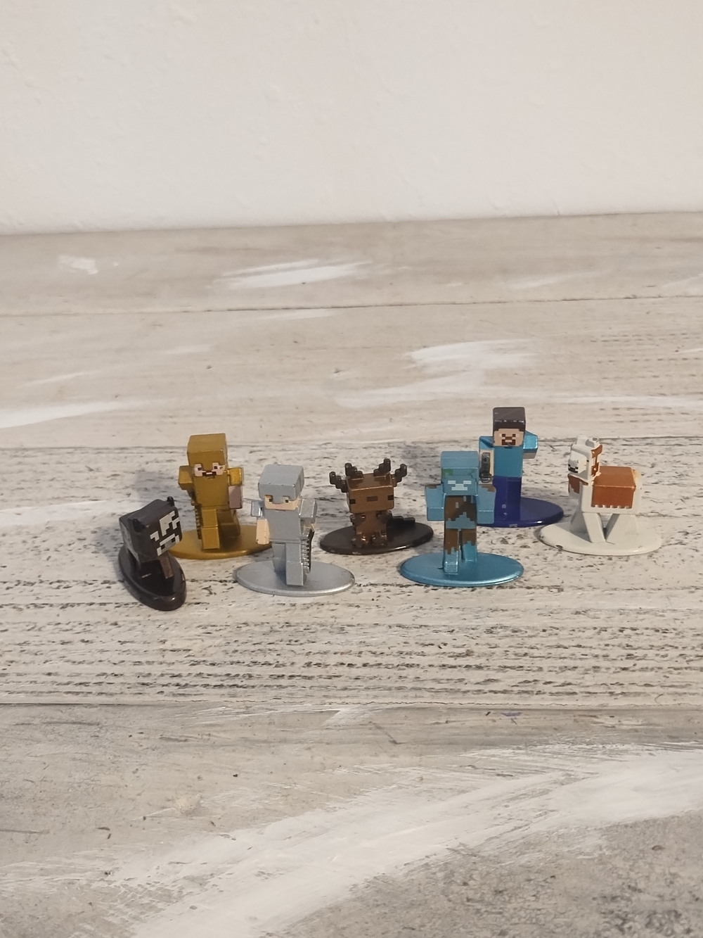 Lot of 7 minecraft NANO metalfigs Jada Toys die cast Figures